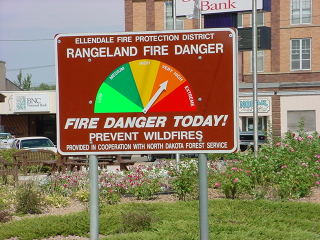 Please see link below for current
Fire Danger Index